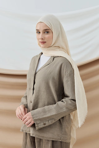 Châle Bambu - Beige Sable