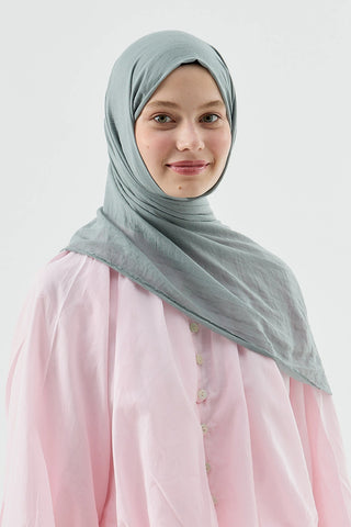 Châle Aya - Bleu Gris