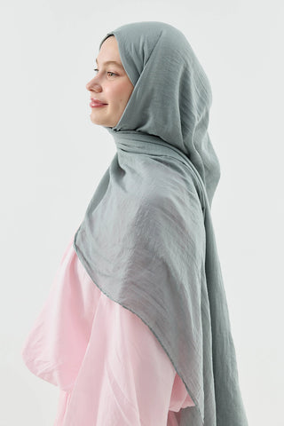 Châle Aya - Bleu Gris