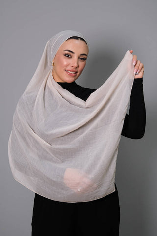 Châle Allya - Beige Sable, vue 2