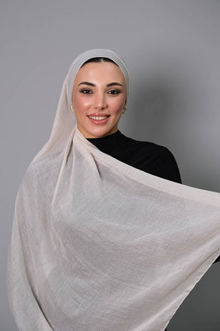 Châle Allya - Beige Sable, vue 3