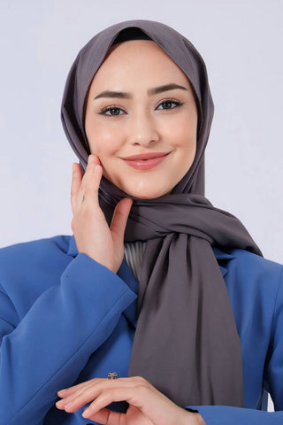 Châle Asya - Anthracite, vue 1