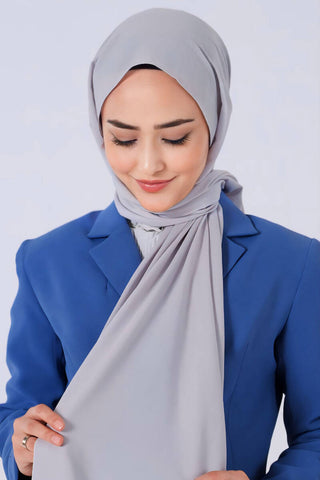 Châle Asya - Gris Argenté, vue 3