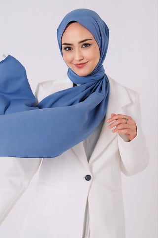Châle Asya - Indigo, vue 1