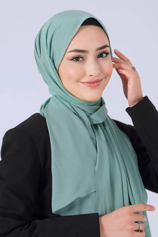 Châle Asya - Menthe, vue 1