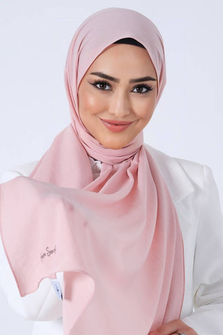 Châle Asya - Rose Poudré, vue 2