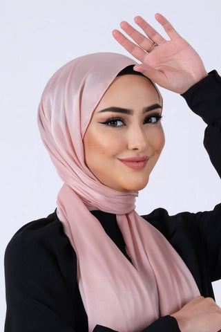 Châle Satin Cristal - Rose Poudré, vue 1