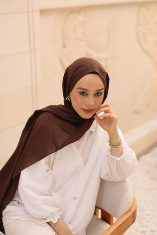 Châle  Pamuk - Café Amer