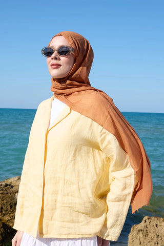 Châle Aya - Caramel