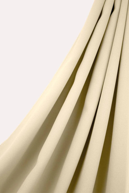Hijab en Chiffon Premium – Buttermilk