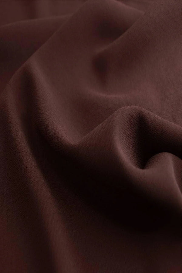 Hijab en Chiffon Premium – Dark Chocolate