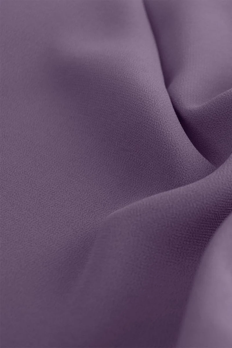 Hijab en Chiffon Premium –  Dusky Orchid