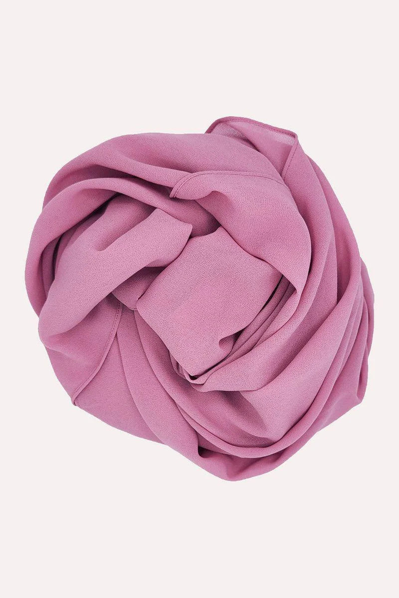 Hijab en Chiffon Premium –  Mauve Pink