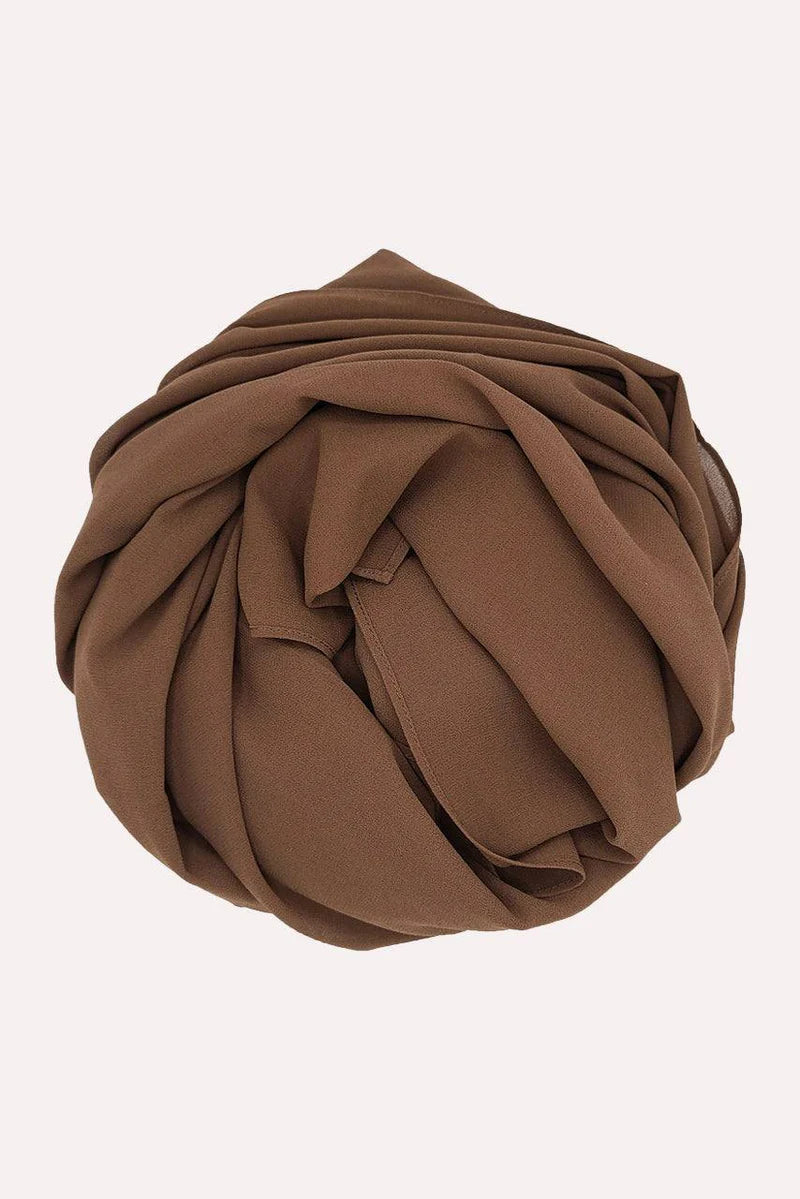 Hijab en Chiffon Premium – Umber