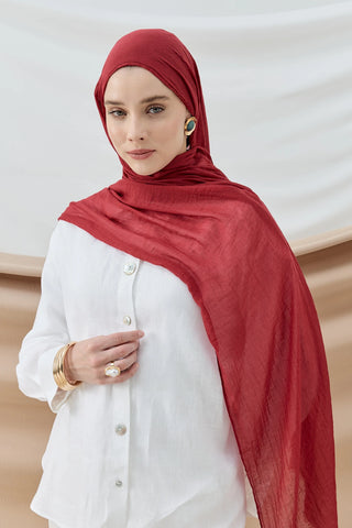 Châle Aya - Bordeaux