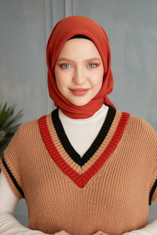 Foulard Amor - Terracotta, vue 1
