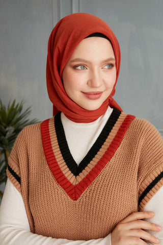 Foulard Amor - Terracotta, vue 3