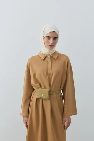 Foulard Aya - Beige — vue 1