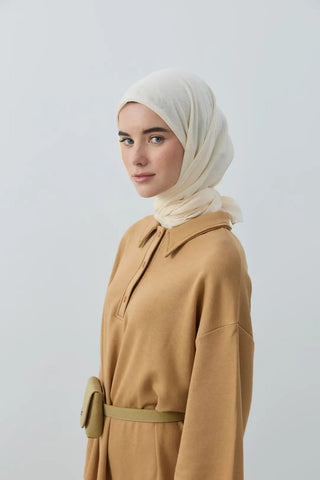 Foulard Aya - Beige — vue 3