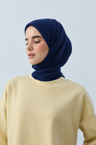 Foulard Aya - Bleu Marine — vue 2