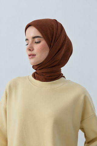 Foulard Aya - Brun Roux — vue 2
