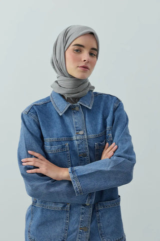 Foulard Aya - Gris — vue 2