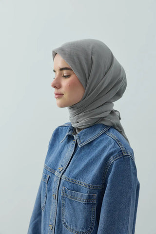 Foulard Aya - Gris — vue 3