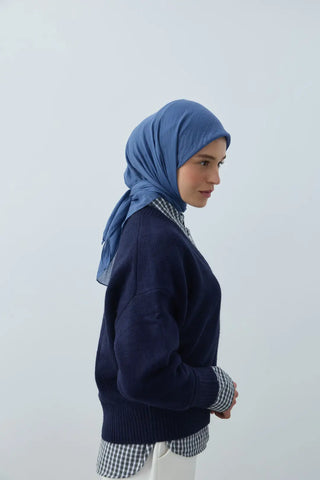 Foulard Aya - Indigo — vue 3