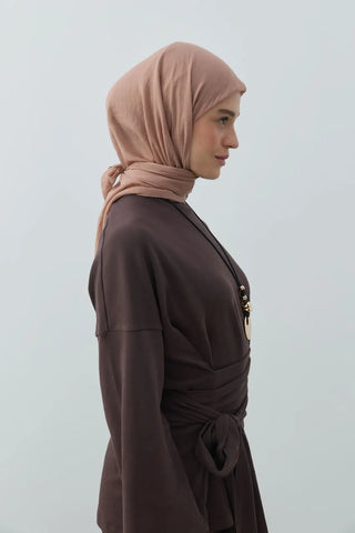 Foulard Aya - Vison Foncé — vue 2