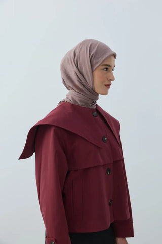 Foulard Aya - Brun Poussiéreux — vue 2