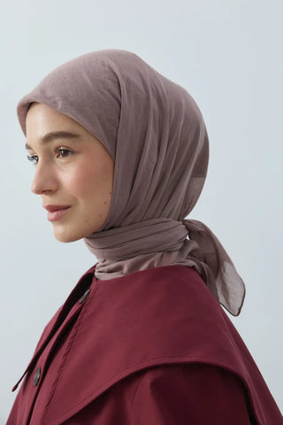 Foulard Aya - Brun Poussiéreux — vue 3