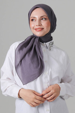 Foulard Eva Coton - Anthracite, vue 2