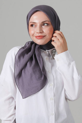 Foulard Eva Coton - Anthracite, vue 3