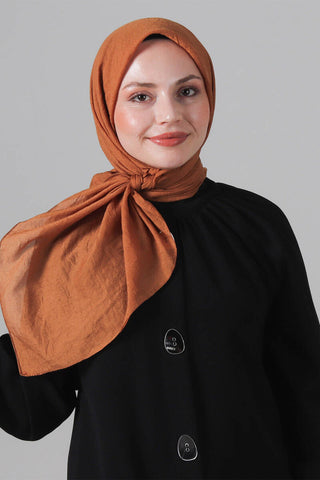 Foulard Eva Coton - Camel, vue 1