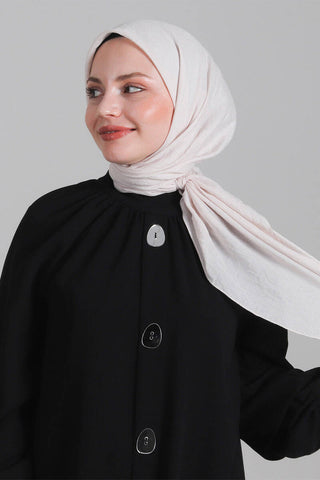 Foulard Eva Coton - Écru, vue 2