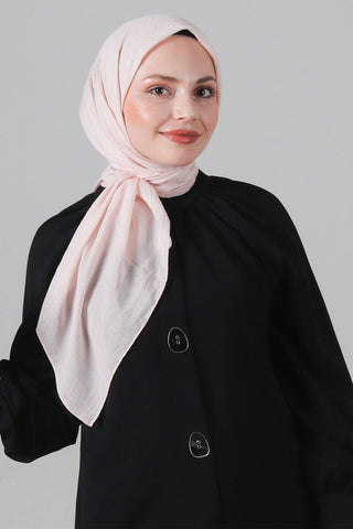 Foulard Eva Coton - Rose Poudré, vue 1