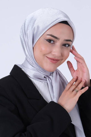 Foulard Janjan - Argent Clair, vue 1