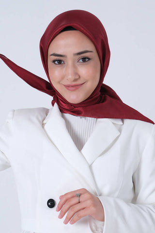 Foulard Janjan - Bordeaux Foncé, vue 1