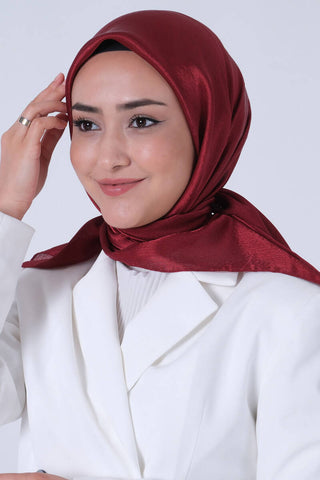 Foulard Janjan - Bordeaux Foncé, vue 3