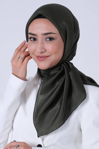 Foulard Janjan - Kaki Foncé, vue 1