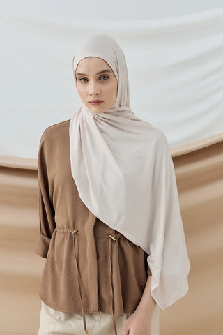 Lycra 100% Cotton - Ivoire - vue 1