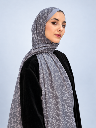 Châle Modèle MK - Gris Pink
