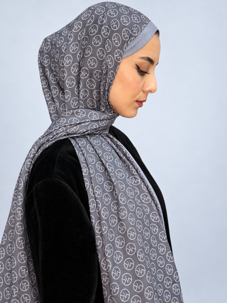 Châle Modèle MK - Gris Pink