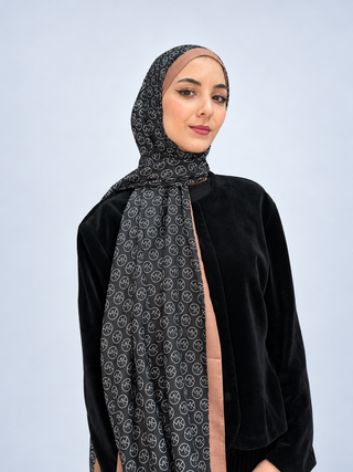 Châle Modèle MK - Noir Marron
