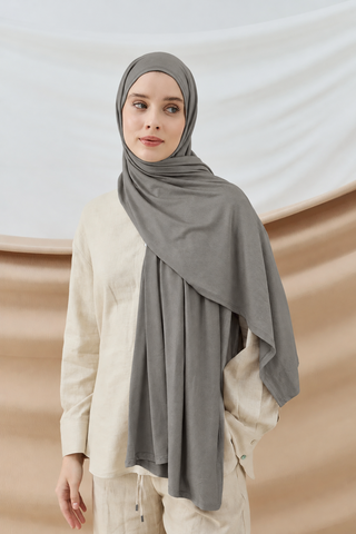 Châle Aya - Gris Taupe