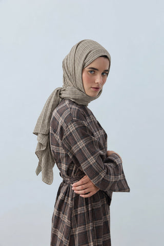Châle Misto - Olive Doux - photo studio 1