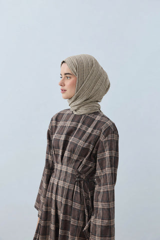 Châle Misto - Olive Doux - photo studio 2