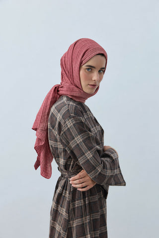 Châle Misto - Rose Terracotta - photo studio 1
