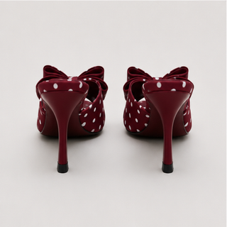 Sandale Polka Chic - Bordeaux
