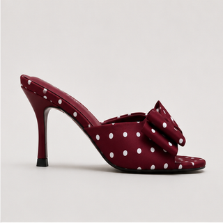 Sandale Polka Chic - Bordeaux